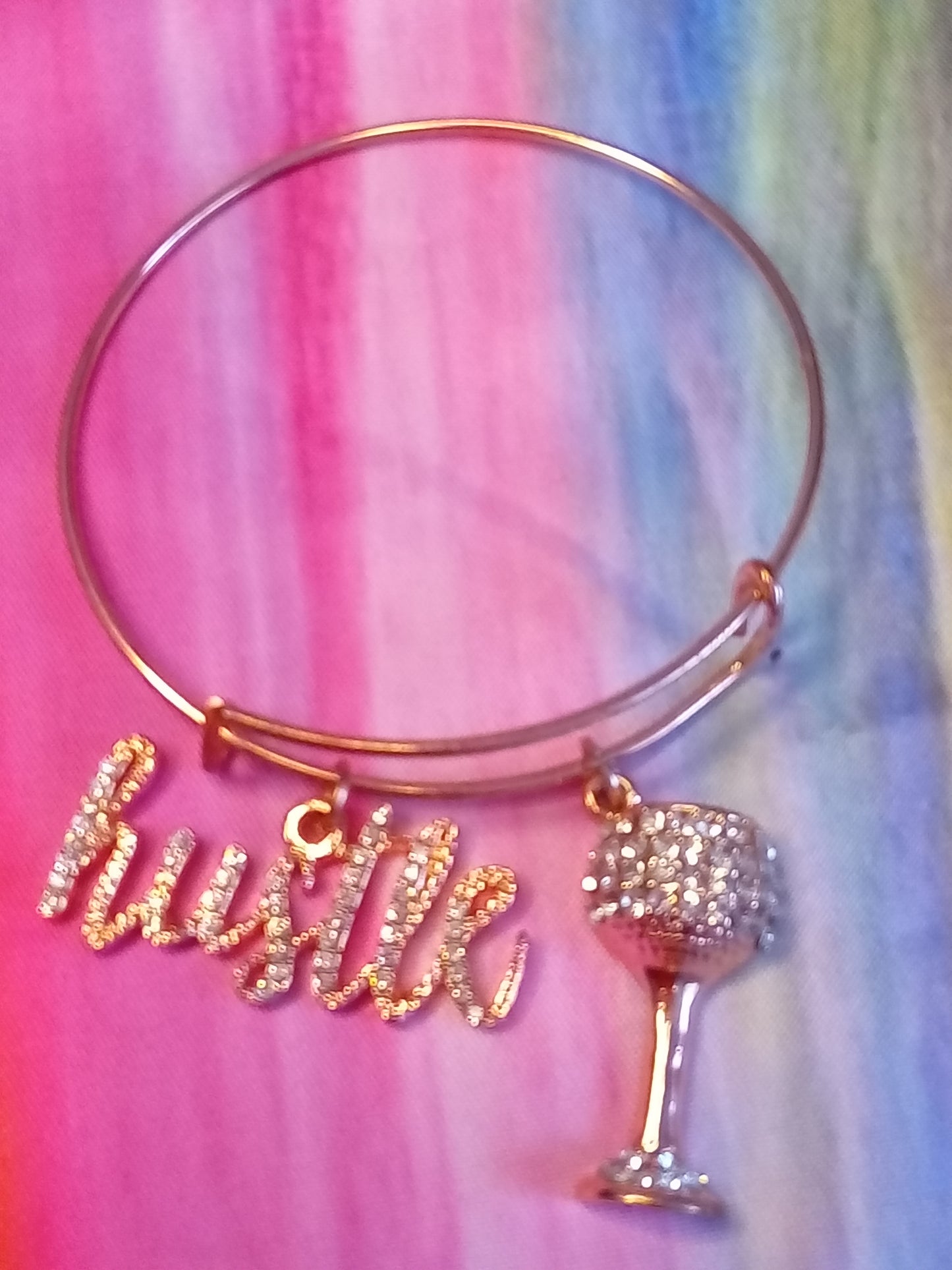 Rose gold bangles