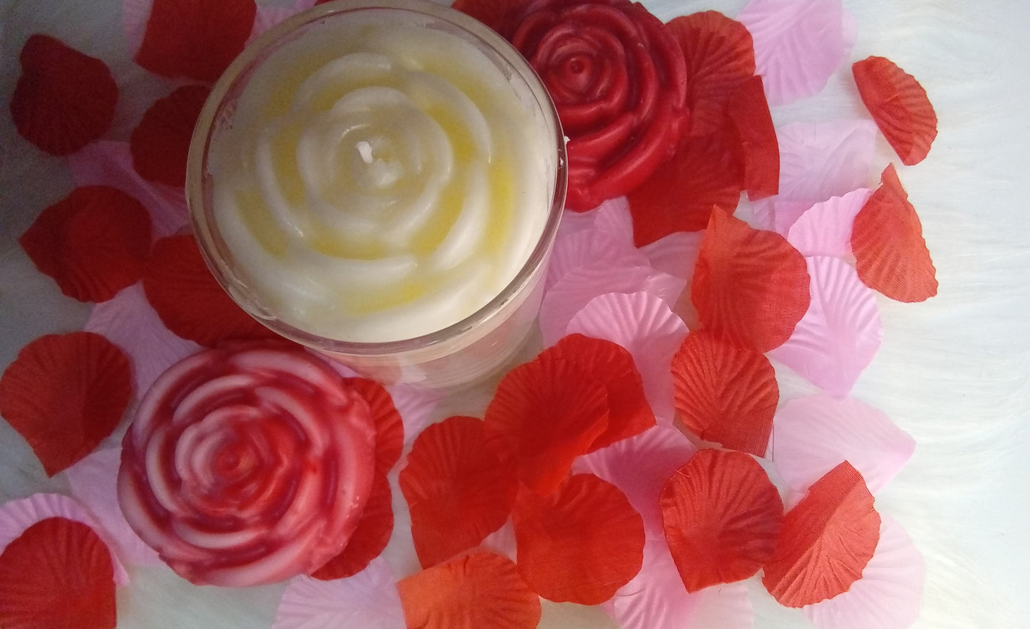 Rose candles