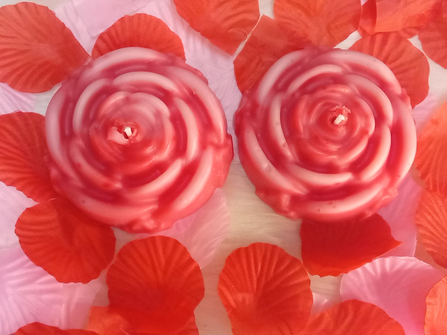 Rose candle set