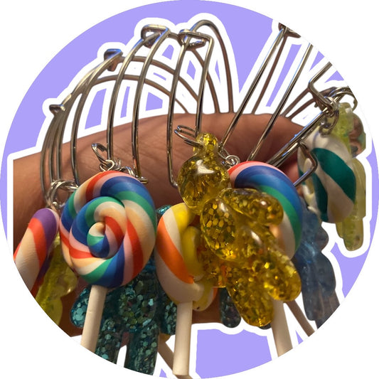 Candy bangle bracelets